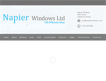 Tablet Screenshot of napierwindows.co.uk